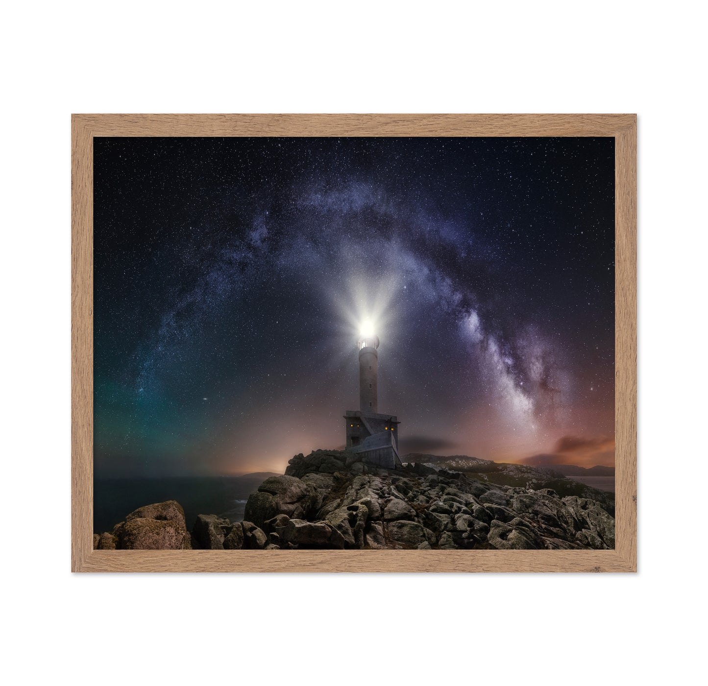 Lighthouse And Milky Way