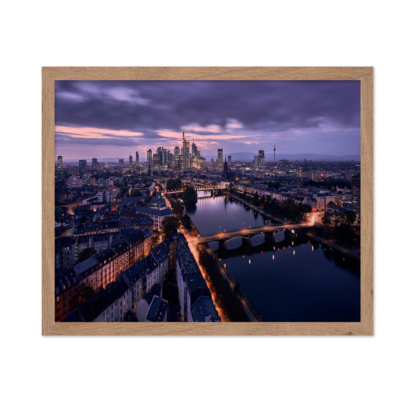 Frankfurt Skyline at Dusk