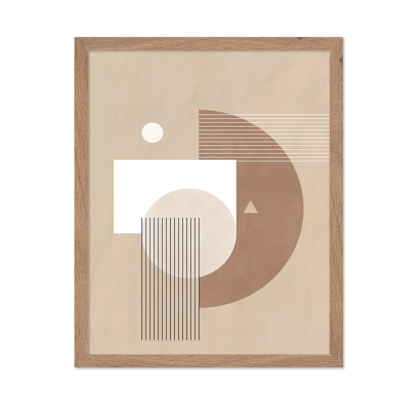 Neutral Semicircles Poster