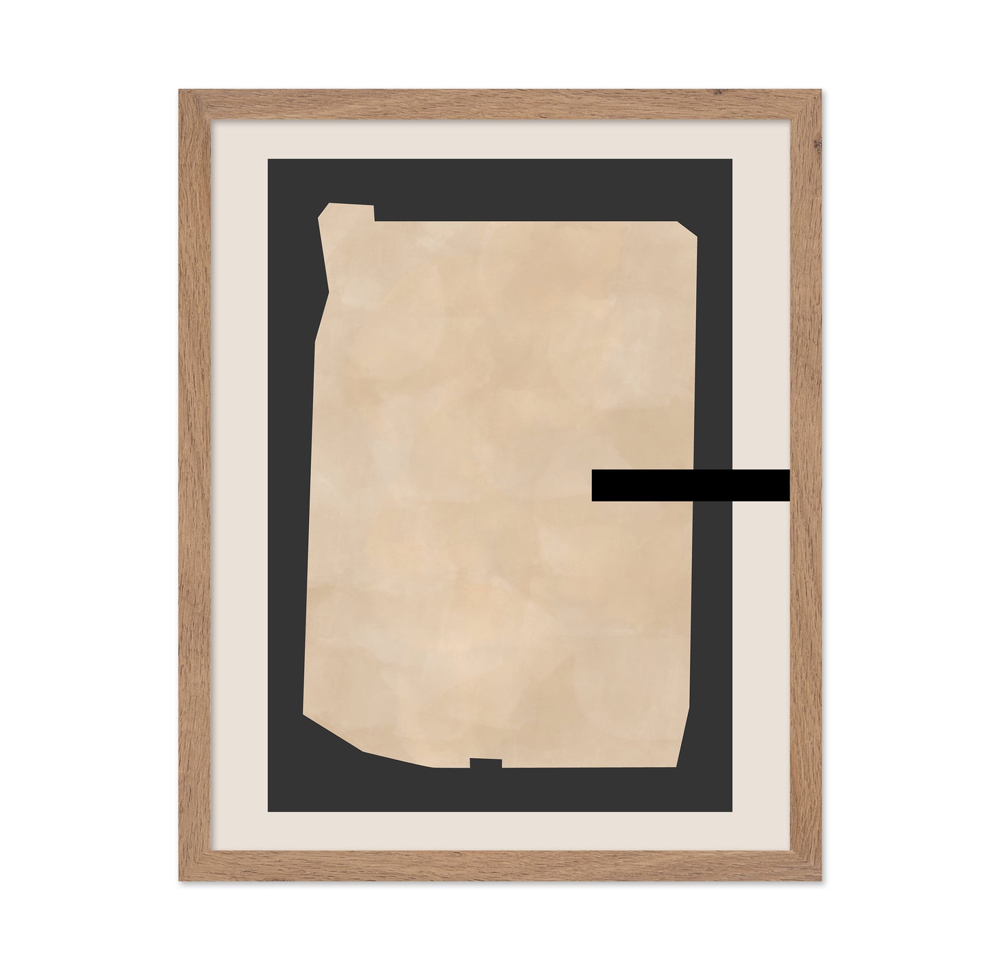 Abstract Beige Painting