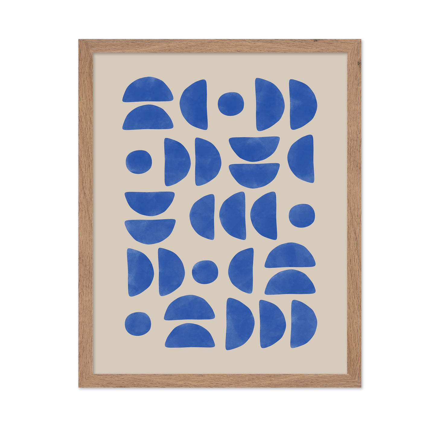 Geometric Semi Circles Pattern