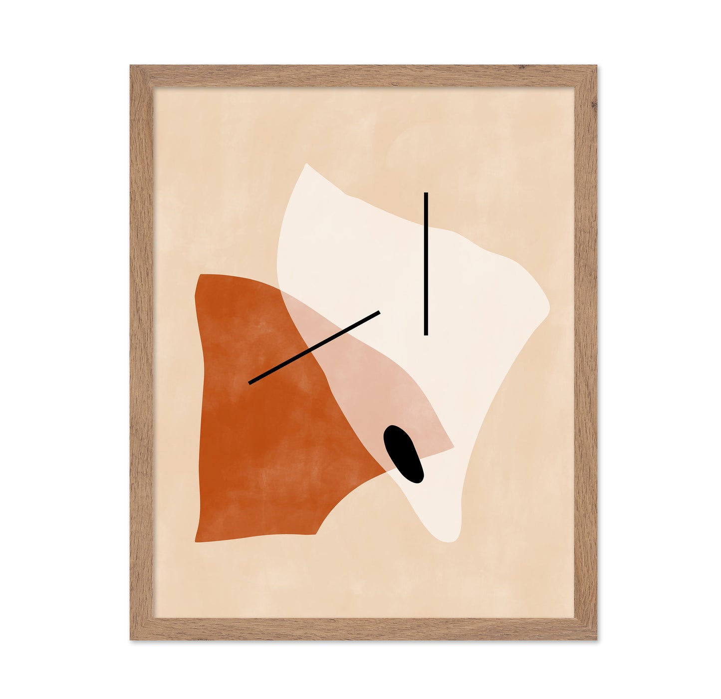 Geometric Shapes In Earthy Tones