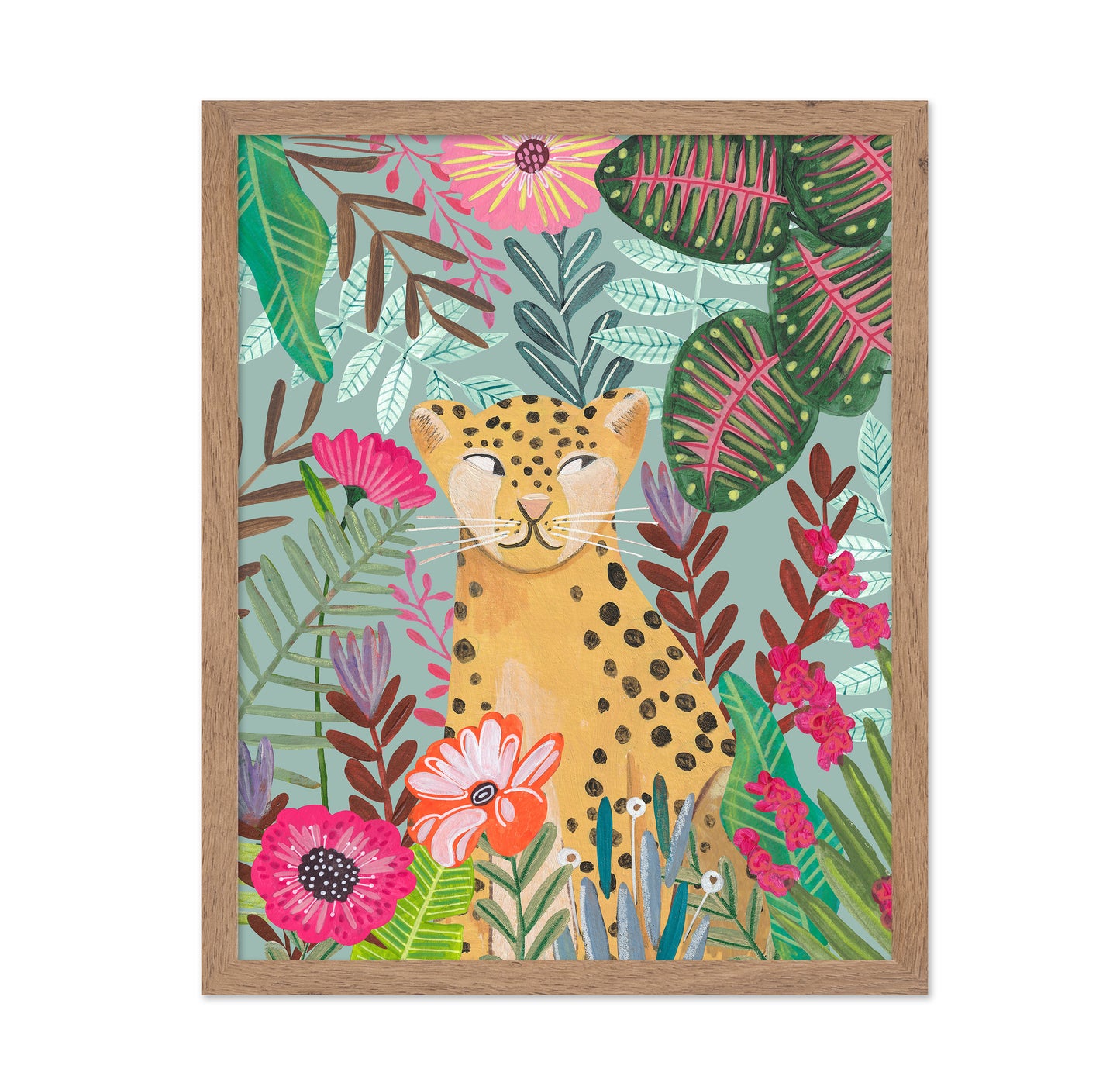 Leopard in Tropical Paradise