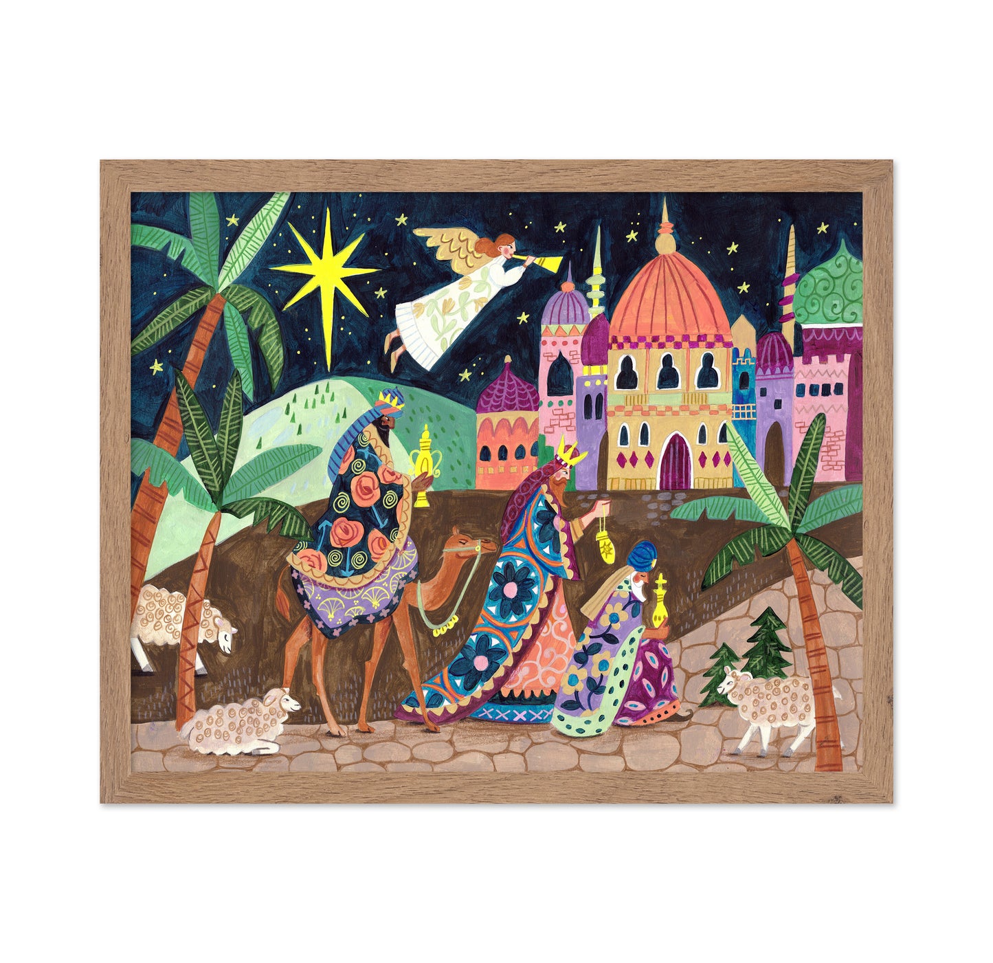 Three Wise Men And An Angel Christmas