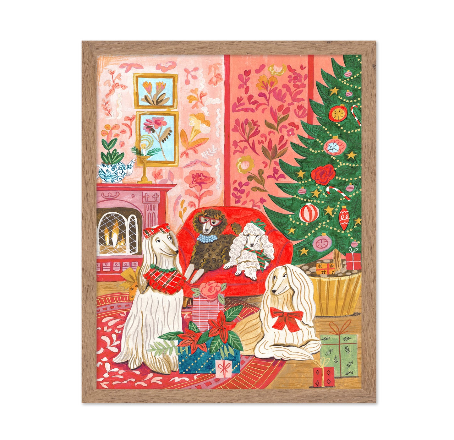 Dogs In Cosy Living Room