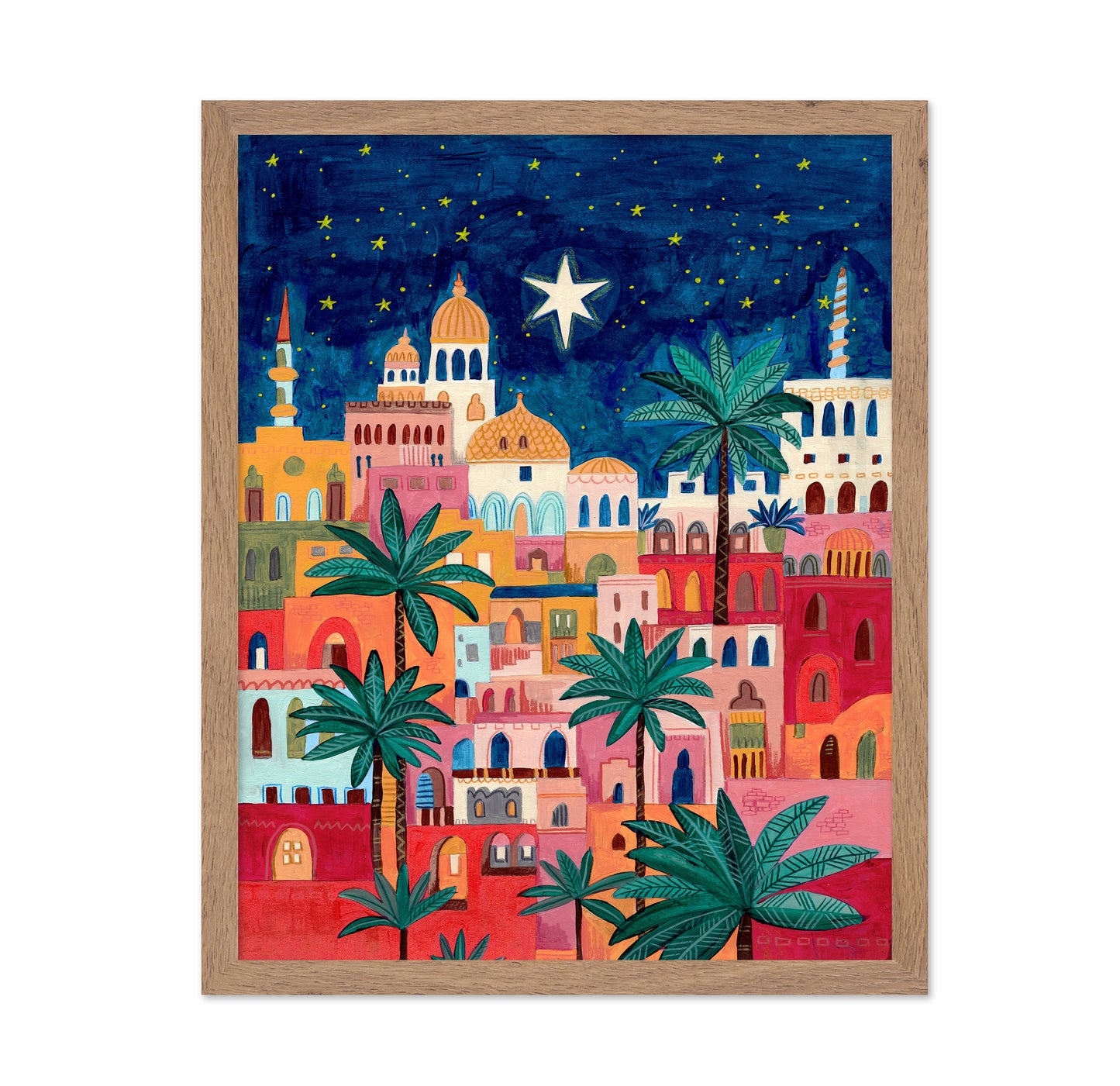 Oriental City Under A Starry Sky