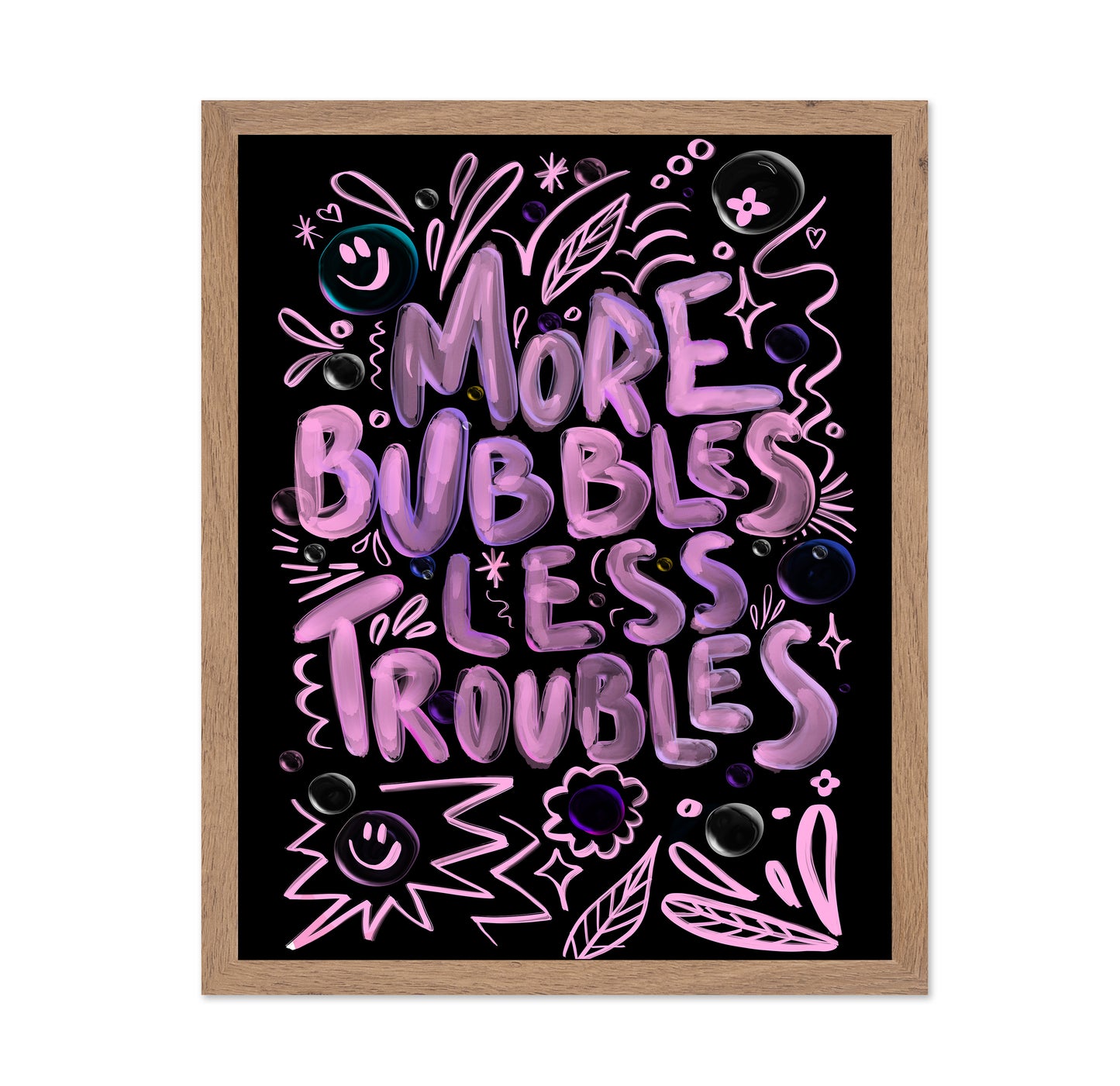 More Bubbles Less Troubles