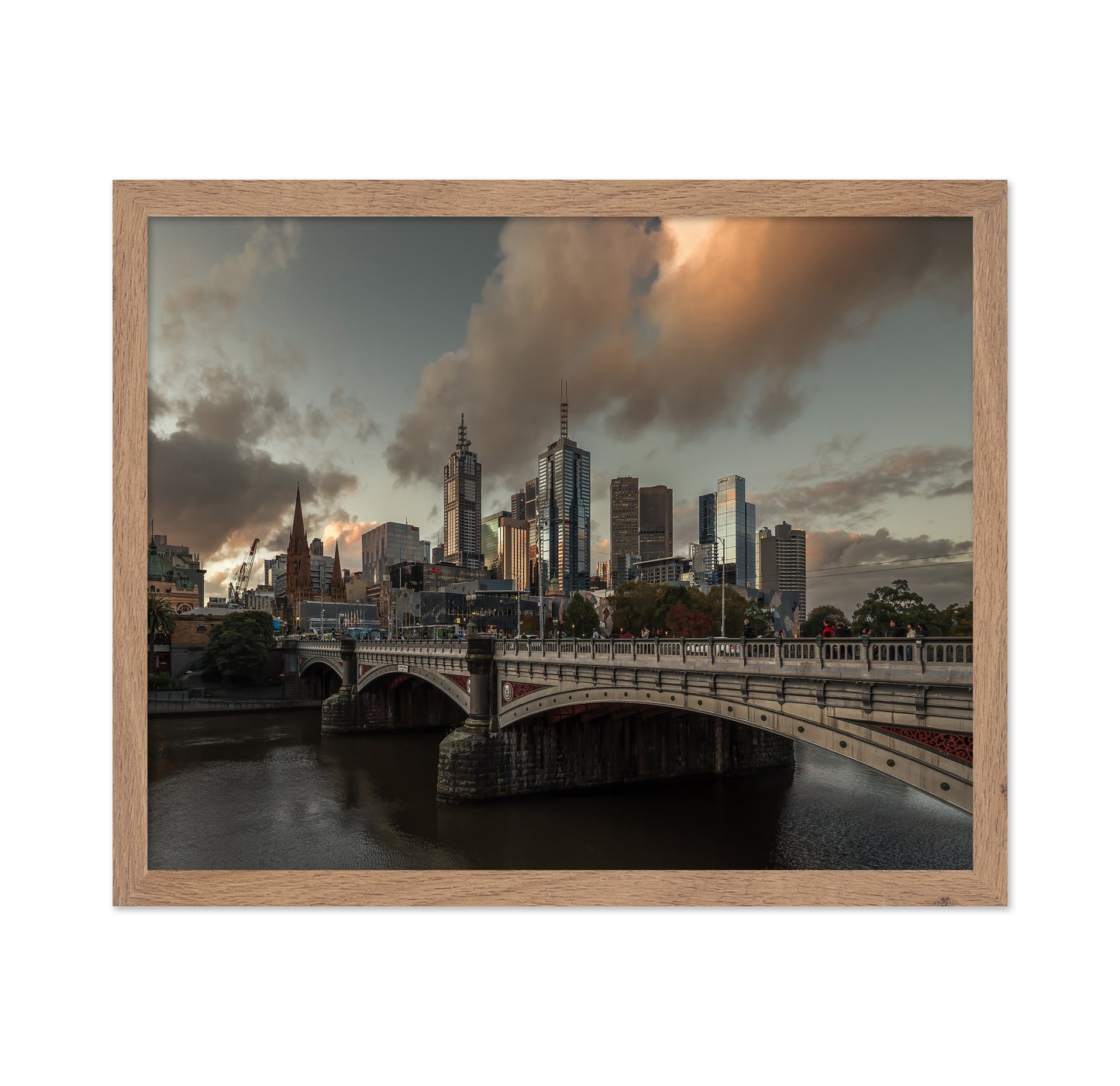 Cityscape At Dusk
