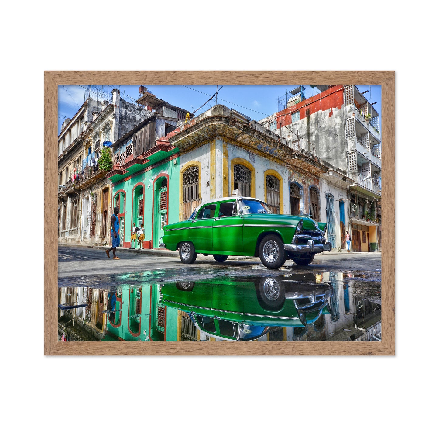 Under A Worned Green Car