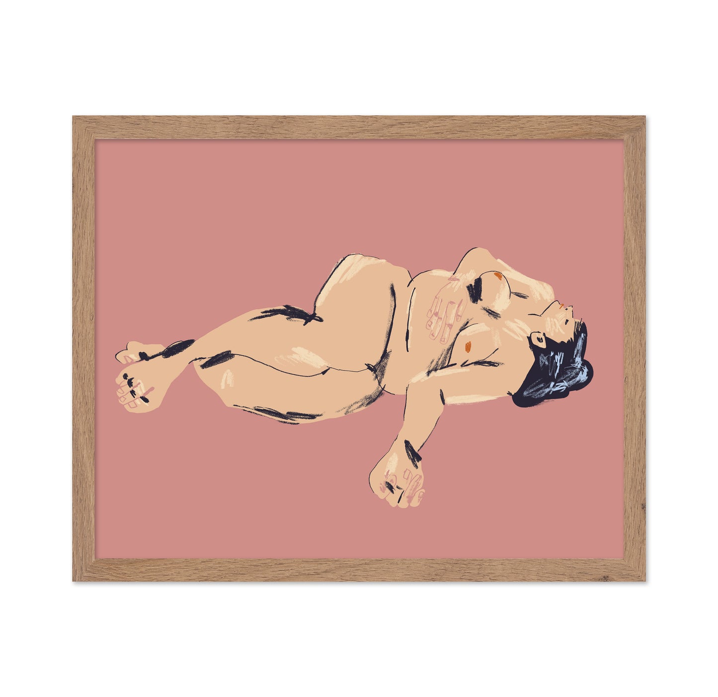 A Girl Lying