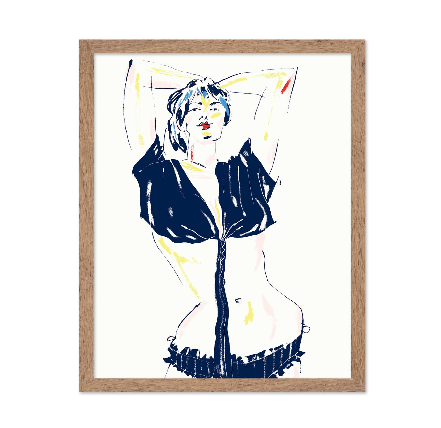 Portrait Of A Model White