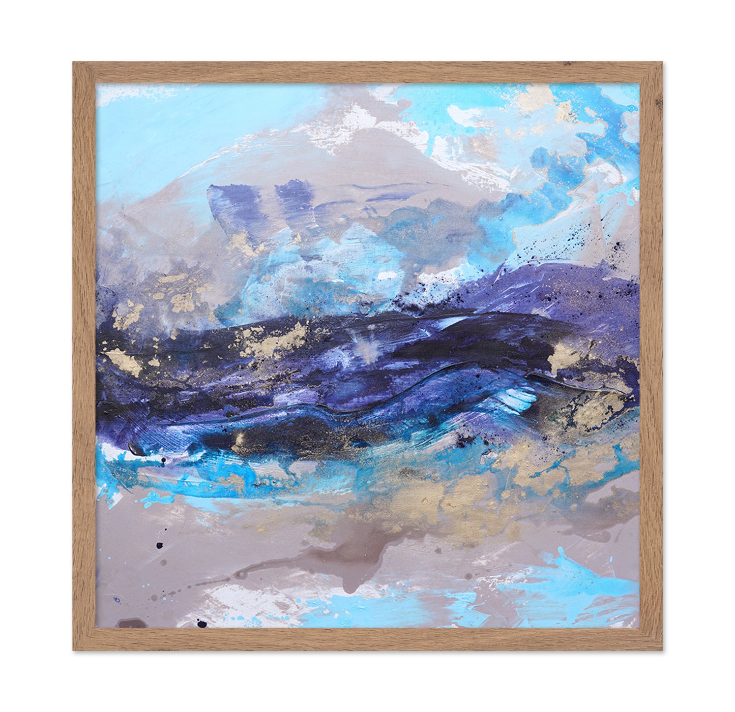 Blue Ocean Abstract Painting