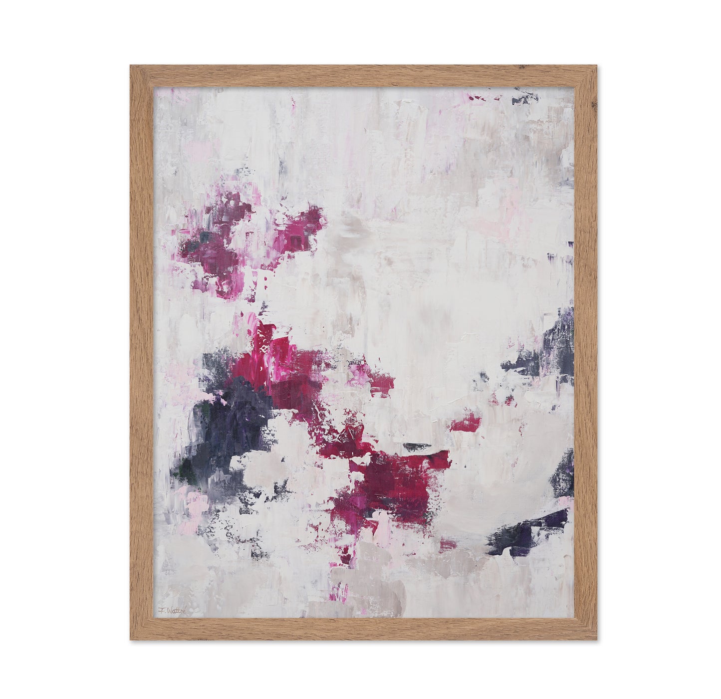 Expressionist Pink Abstract