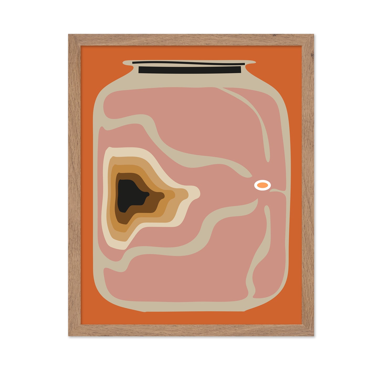 Ukiyo Vase Peach