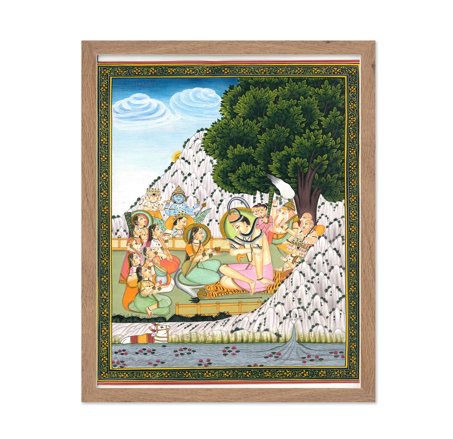 Lord Shiva Drinking Bhang
