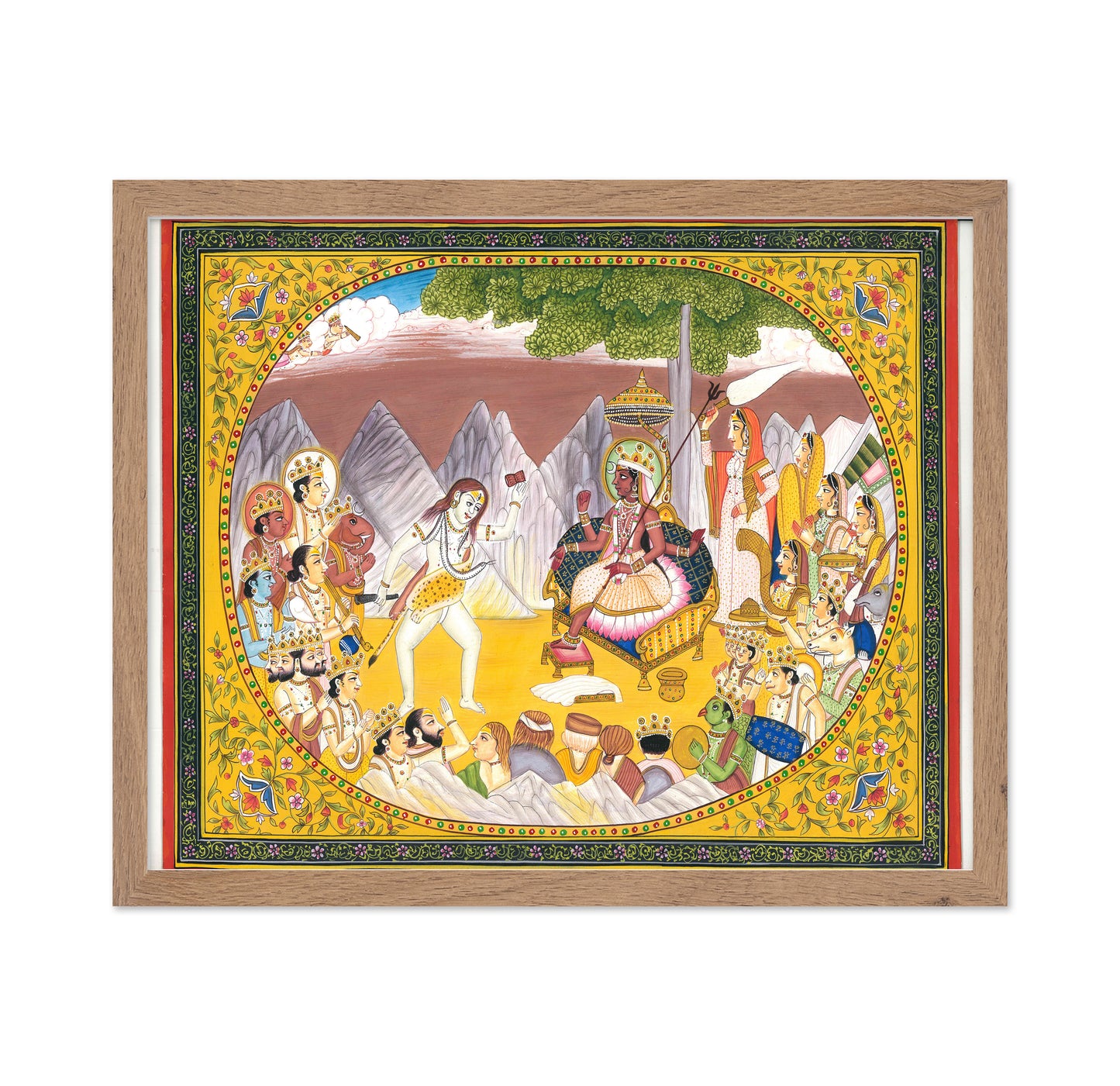 Lord Shiva Dancing for Parvati