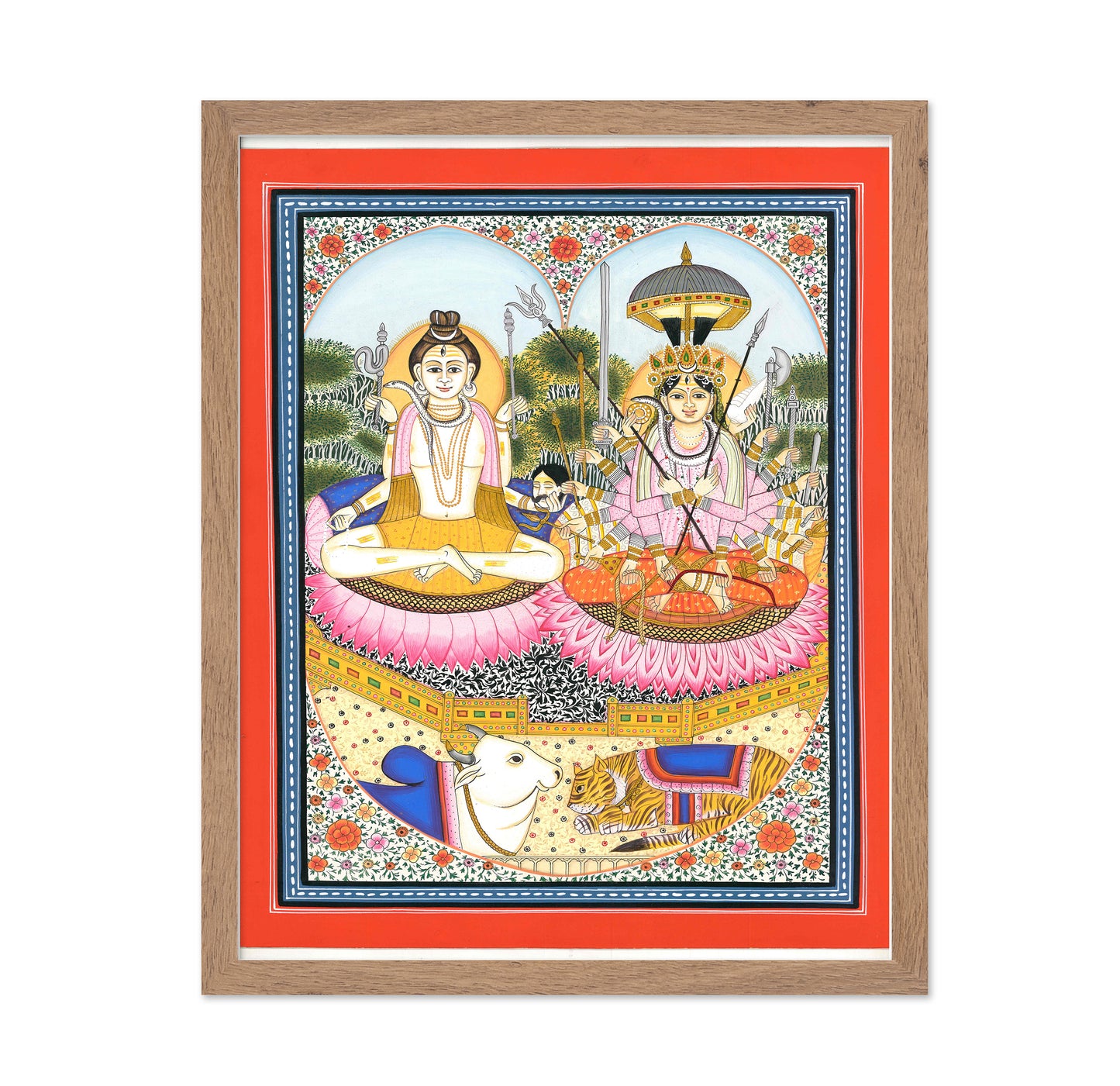 Lord Shiva with Parvati