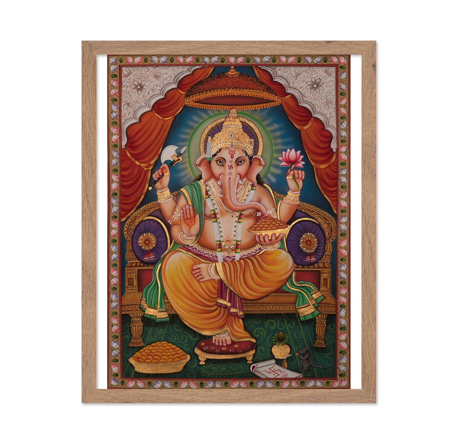 Ganesha on the Throne