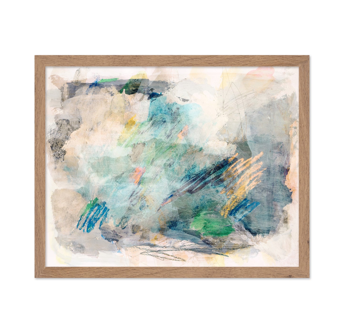 Soft Pastel Hues and Fluid Brushstrokes