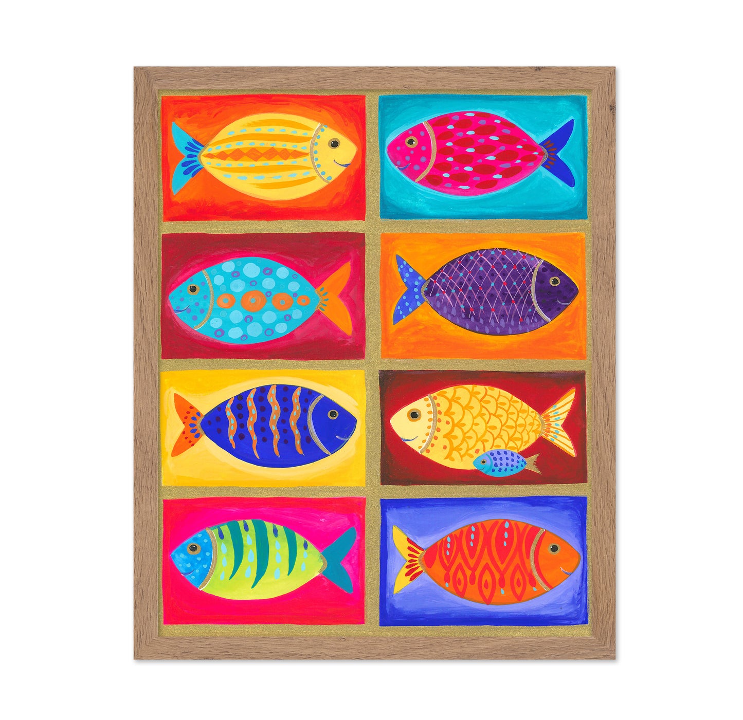 Colorful Fish Tiles