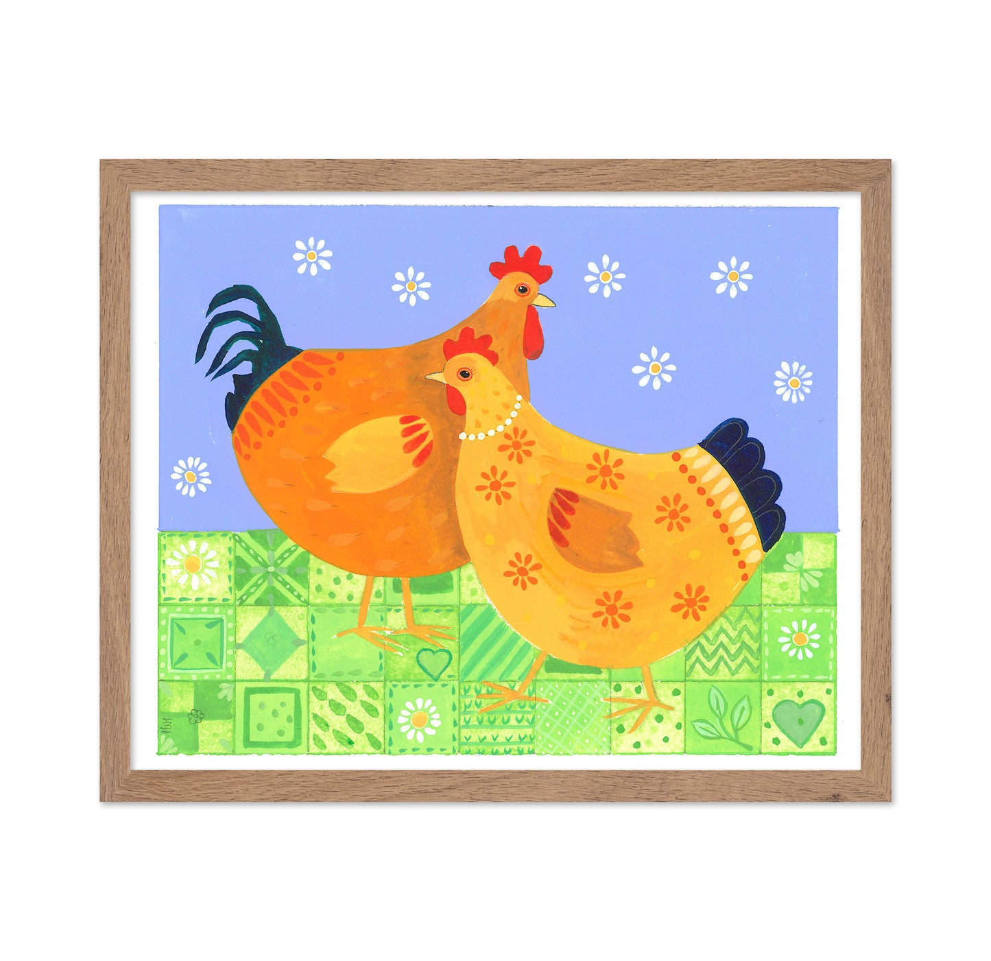 Hen And Cockerel