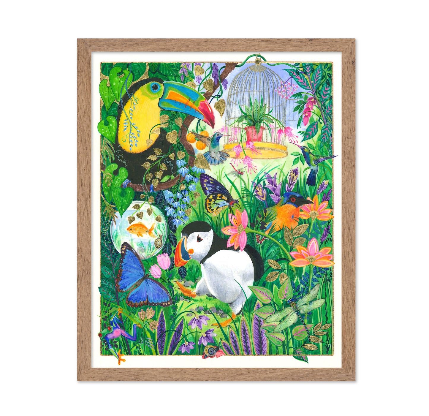 Wildlife In Lush Greenery