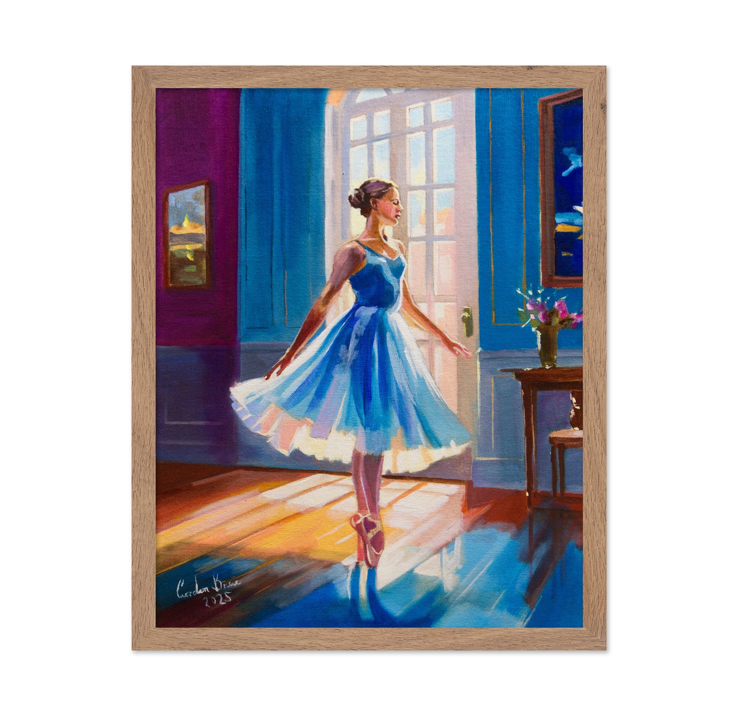 Ballerina In Blue