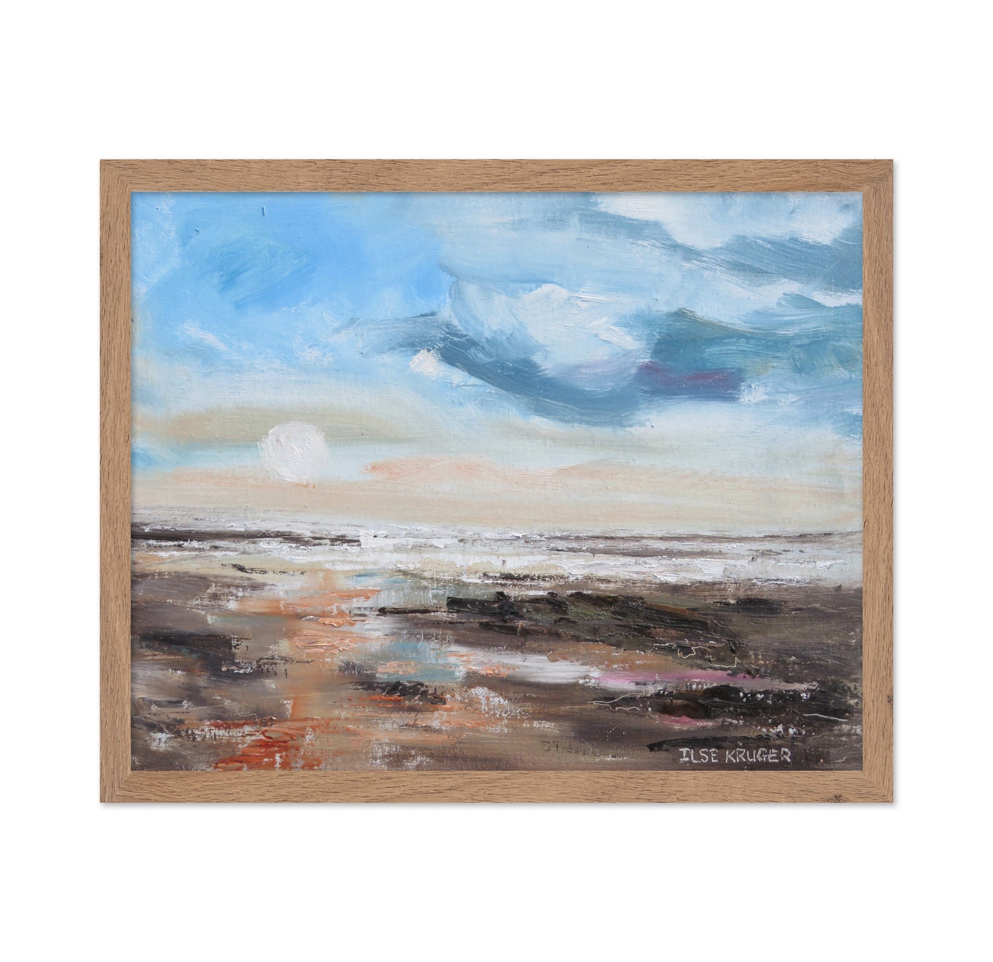 Serene Seascape with a Dynamic Sky
