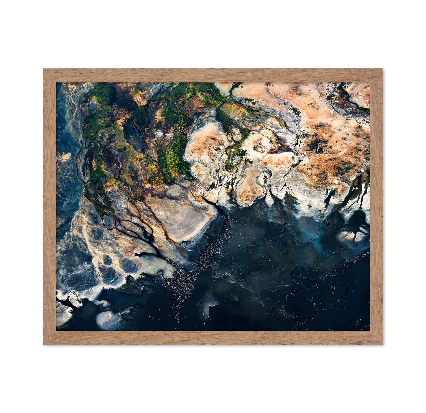 Abstract Coastal Lagoon