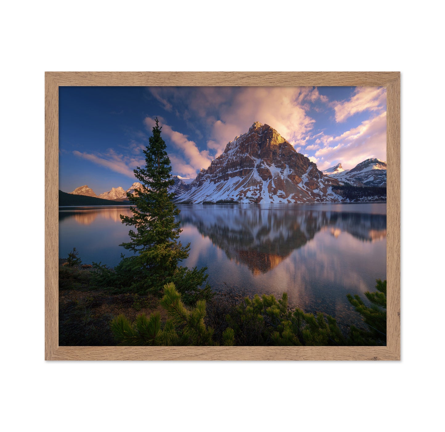 Sunset at Bow Lake