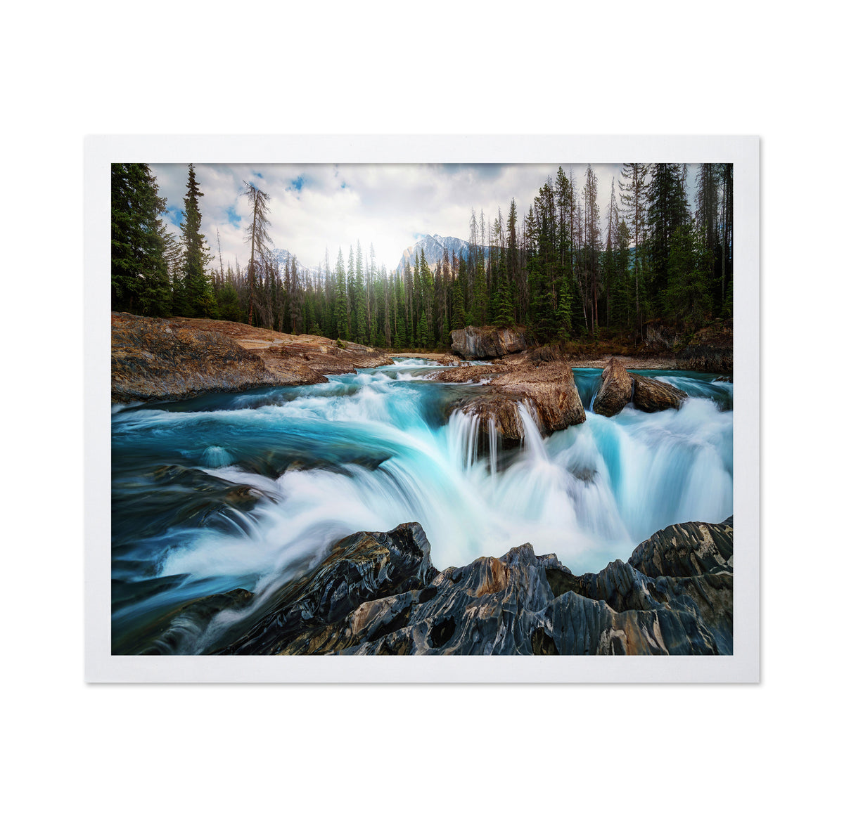 Water Stream On Rocks