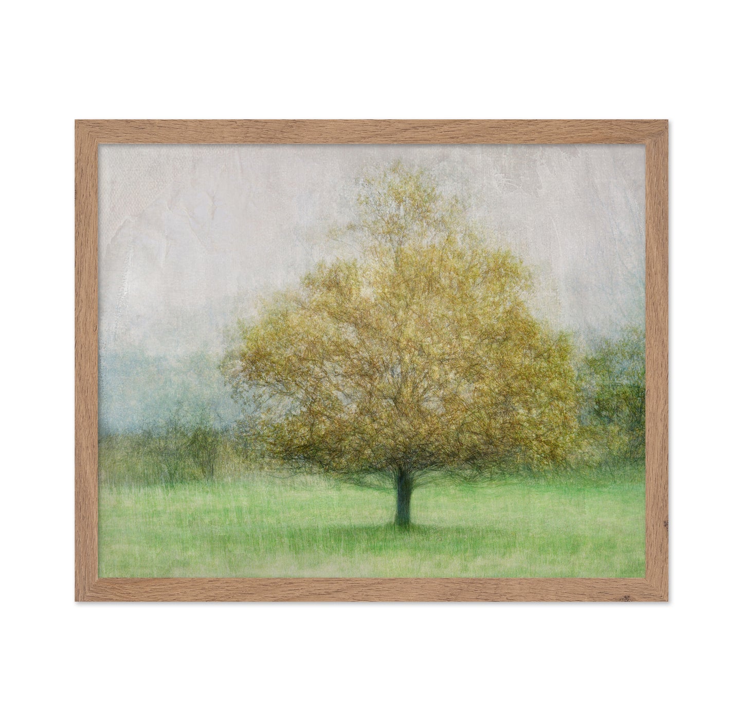 Golden Tree in Mist