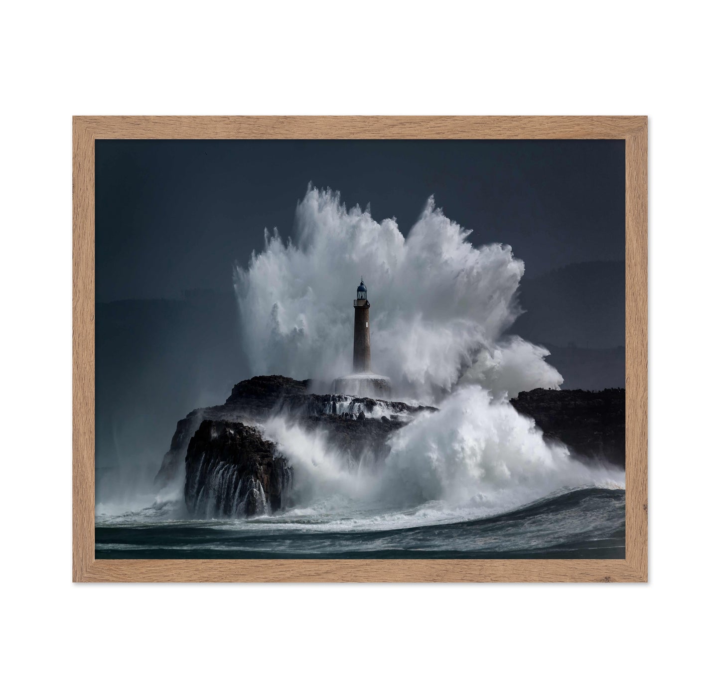 Lighthouse in the waves