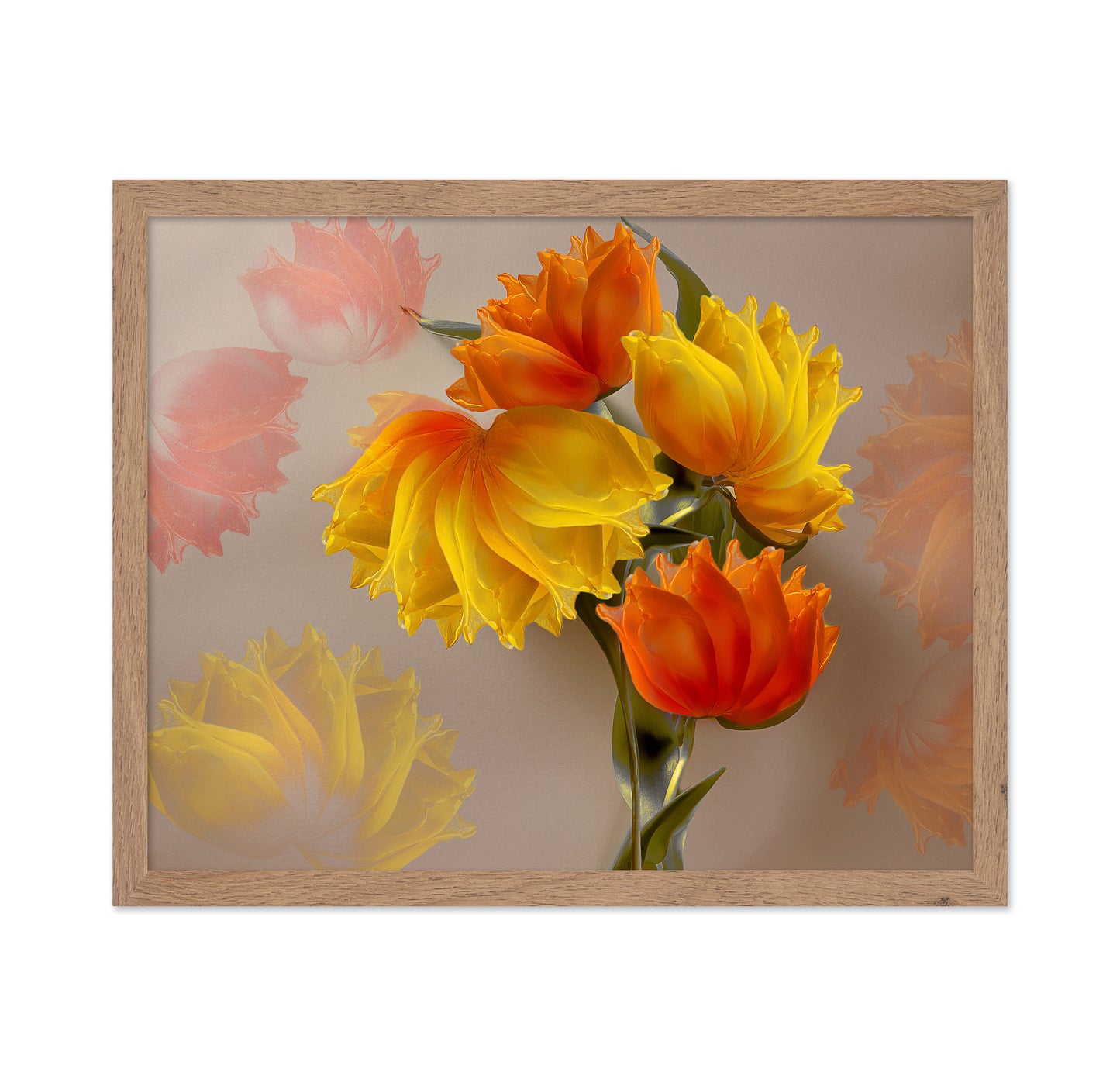 Four Tulips