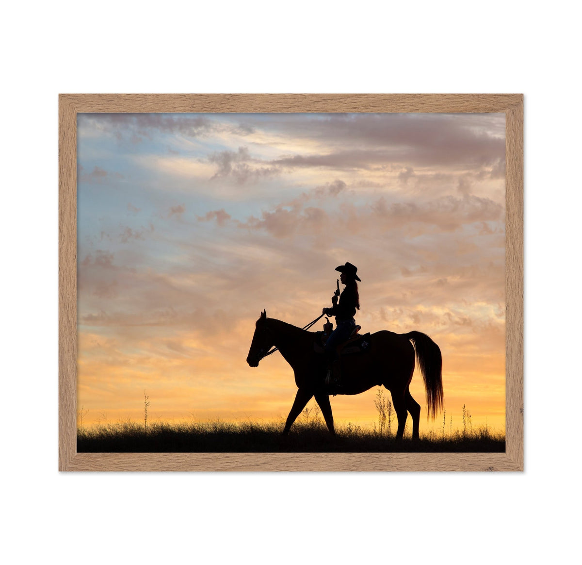Cowgirl Fun With Silhouette