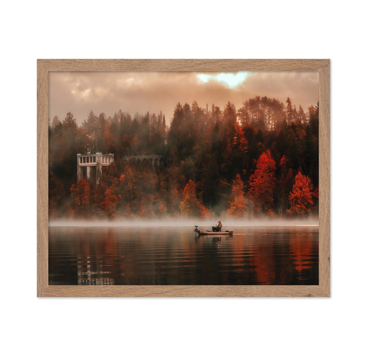 Fishing in the Morning Mist