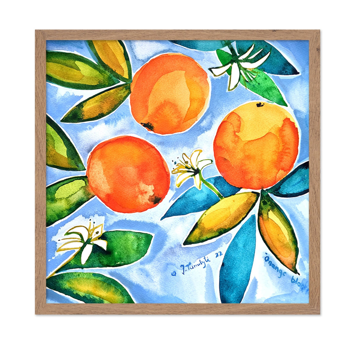 Oranges Blooming