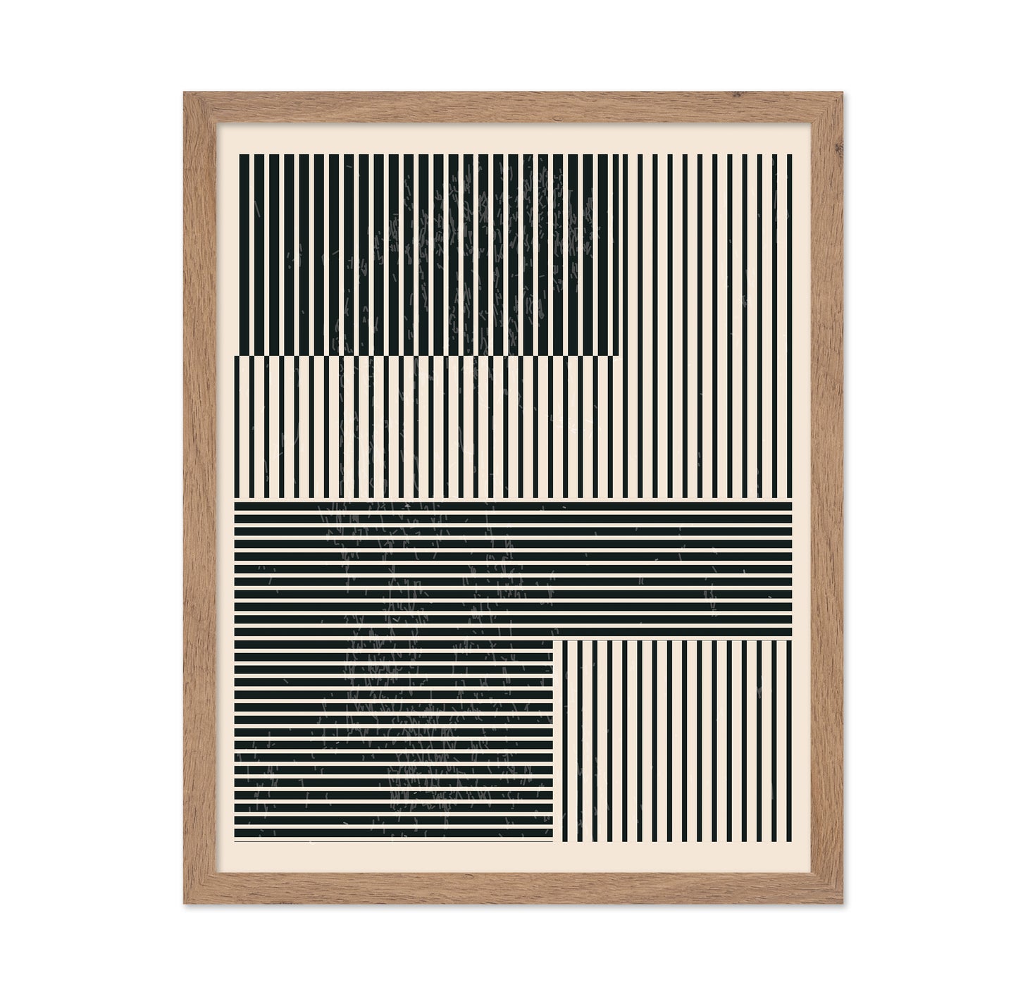 Black and White Geometric Shapes No 1