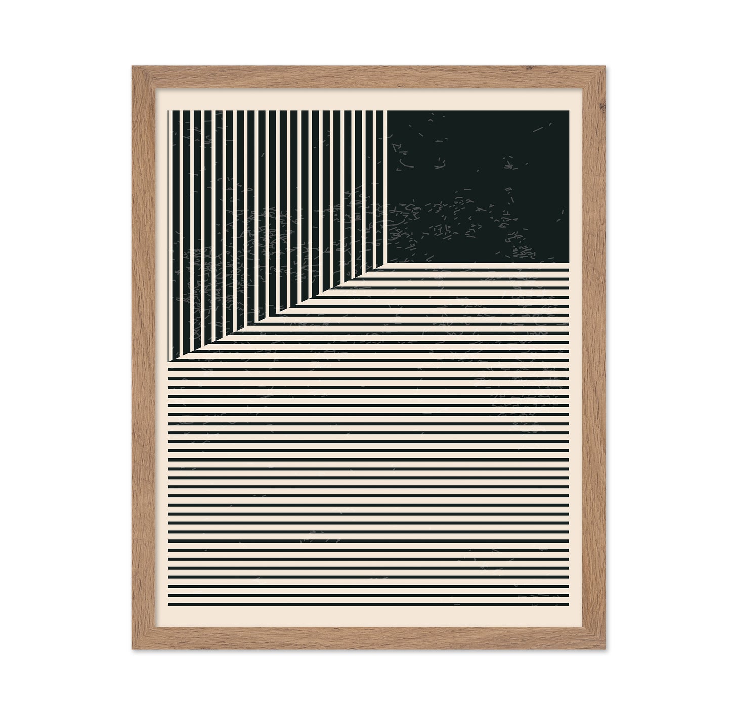 Black and White Line Series No 4