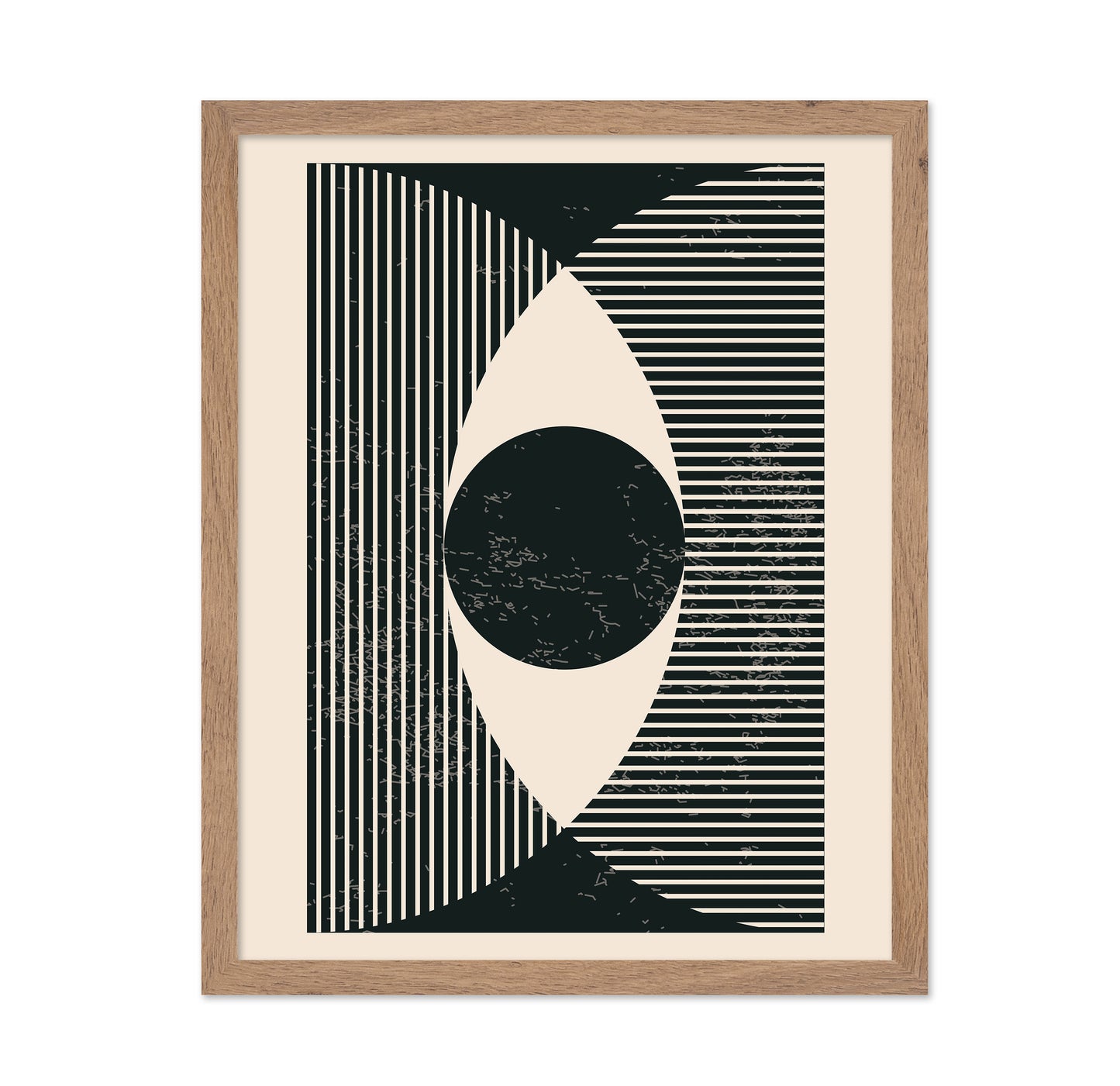 Black and White Geometric Shapes No 2