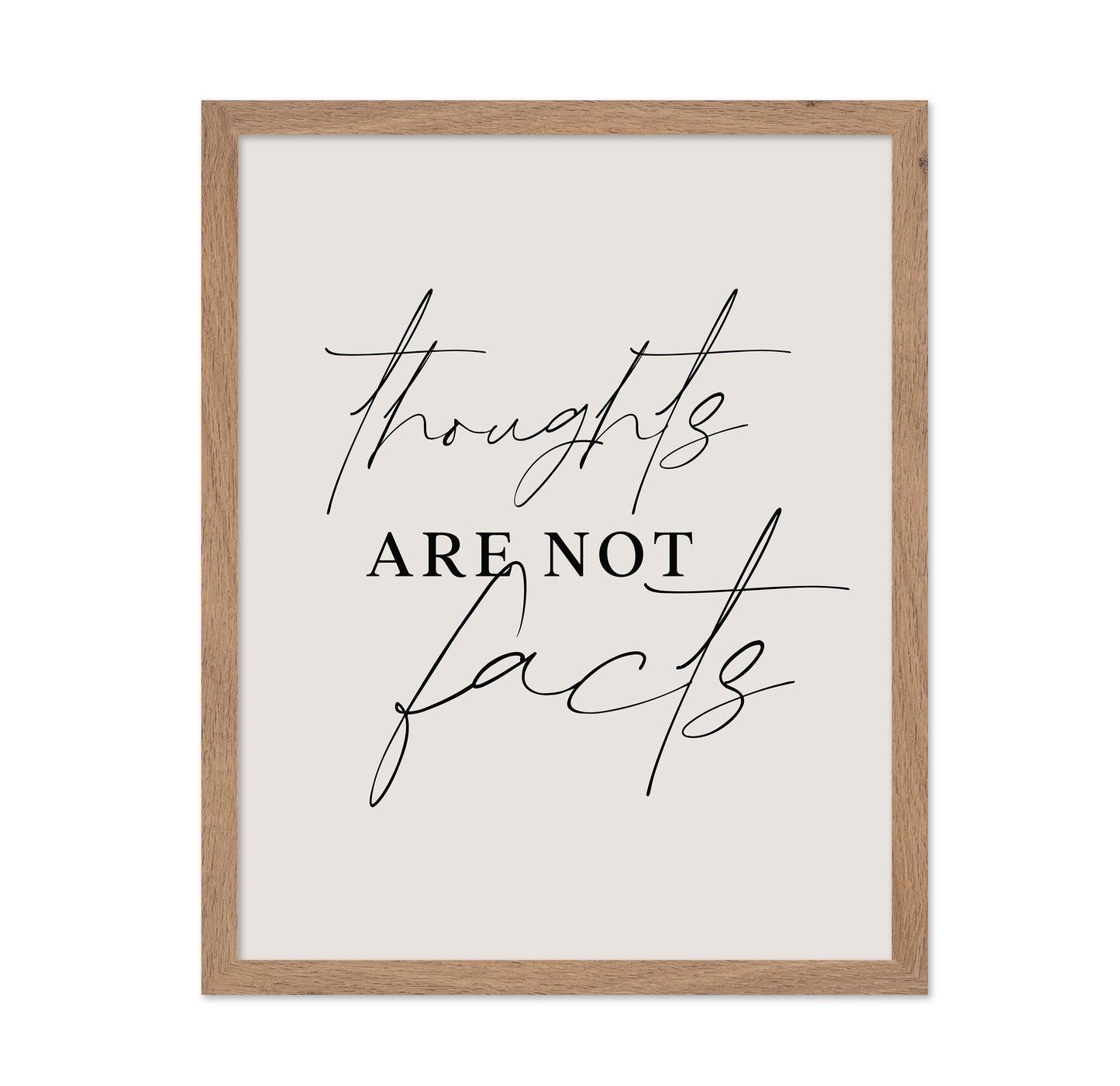 Thoughts Not Facts