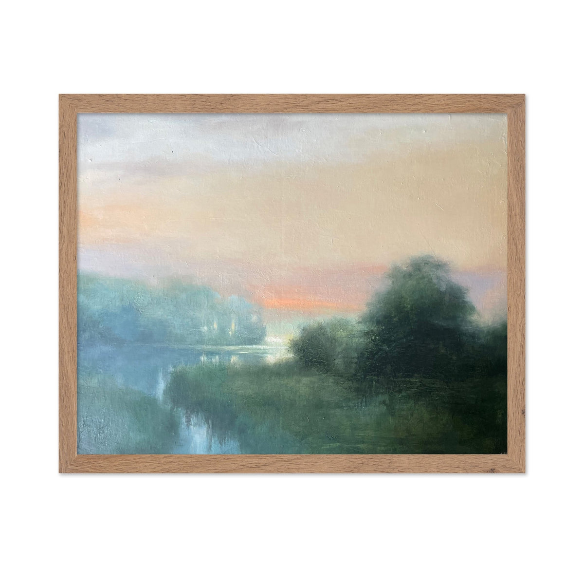 Misty Dawn Reflection
