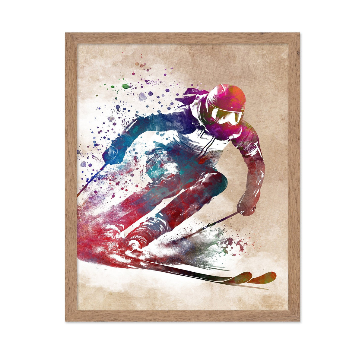Sport Skiing Art No 2