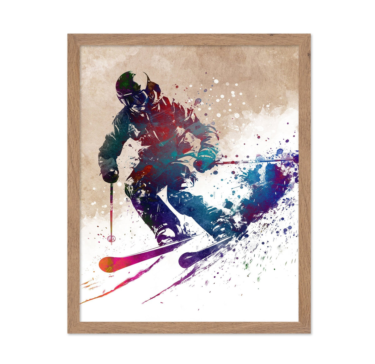 Sport Skiing Art No 1