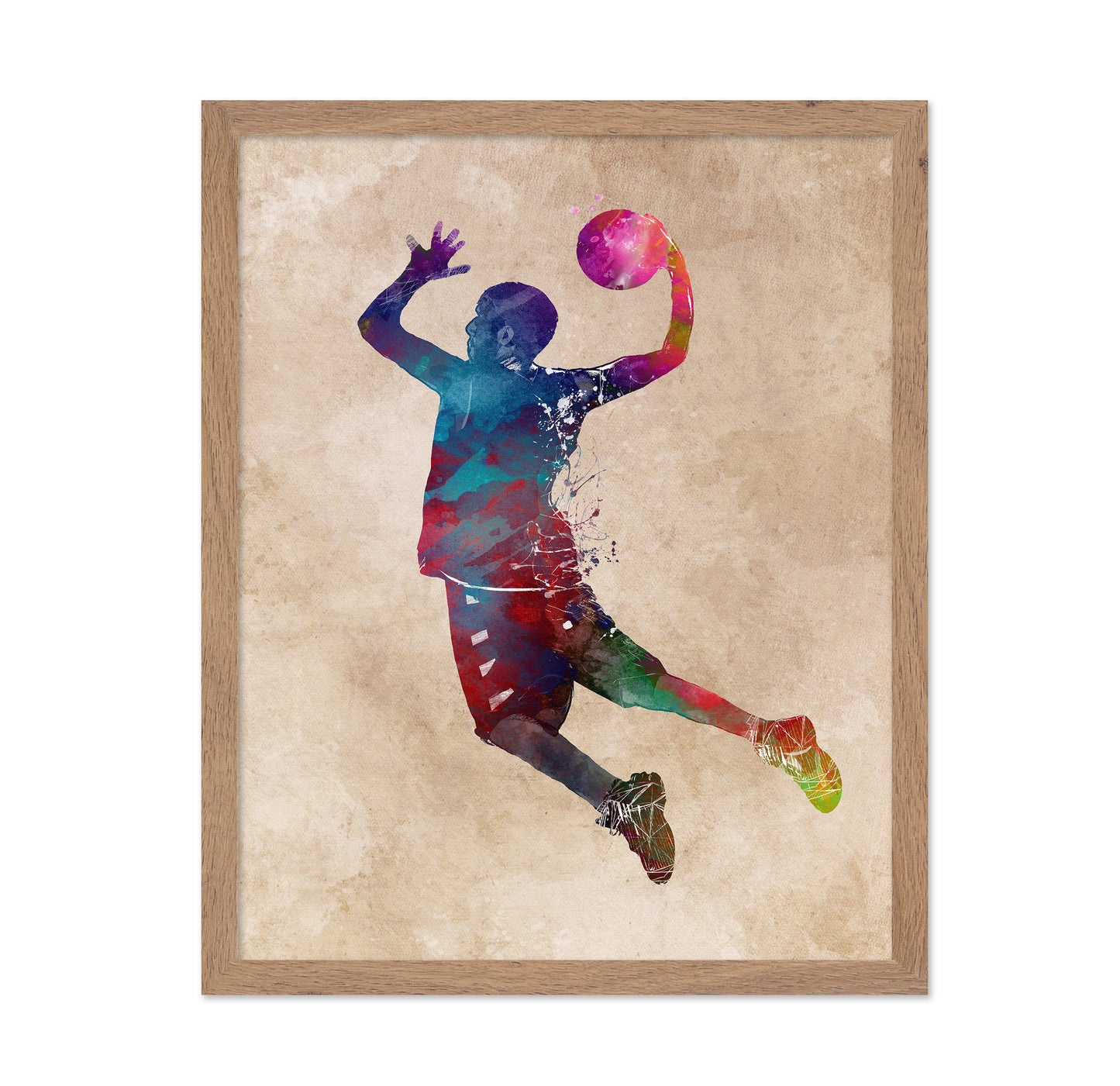 Colorful Basketball Player