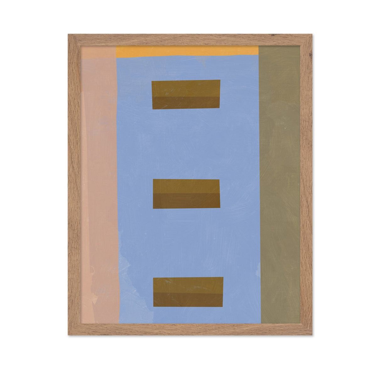 Abstract Blue Blocks