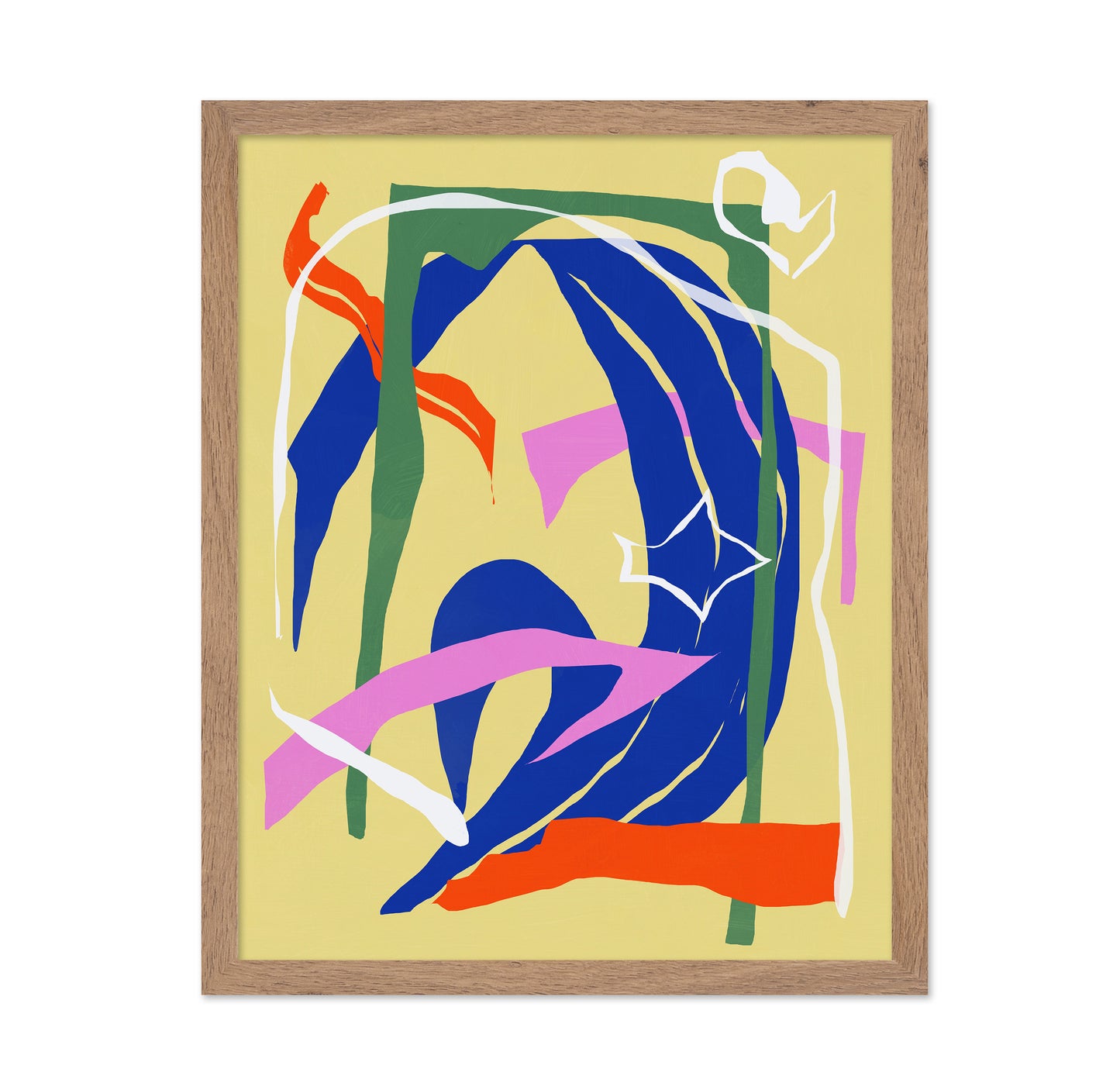 Paper Cut Out Abstract Arrangement