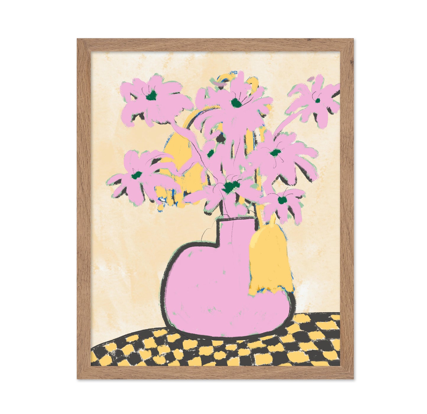 Pink Flowers In A Vase