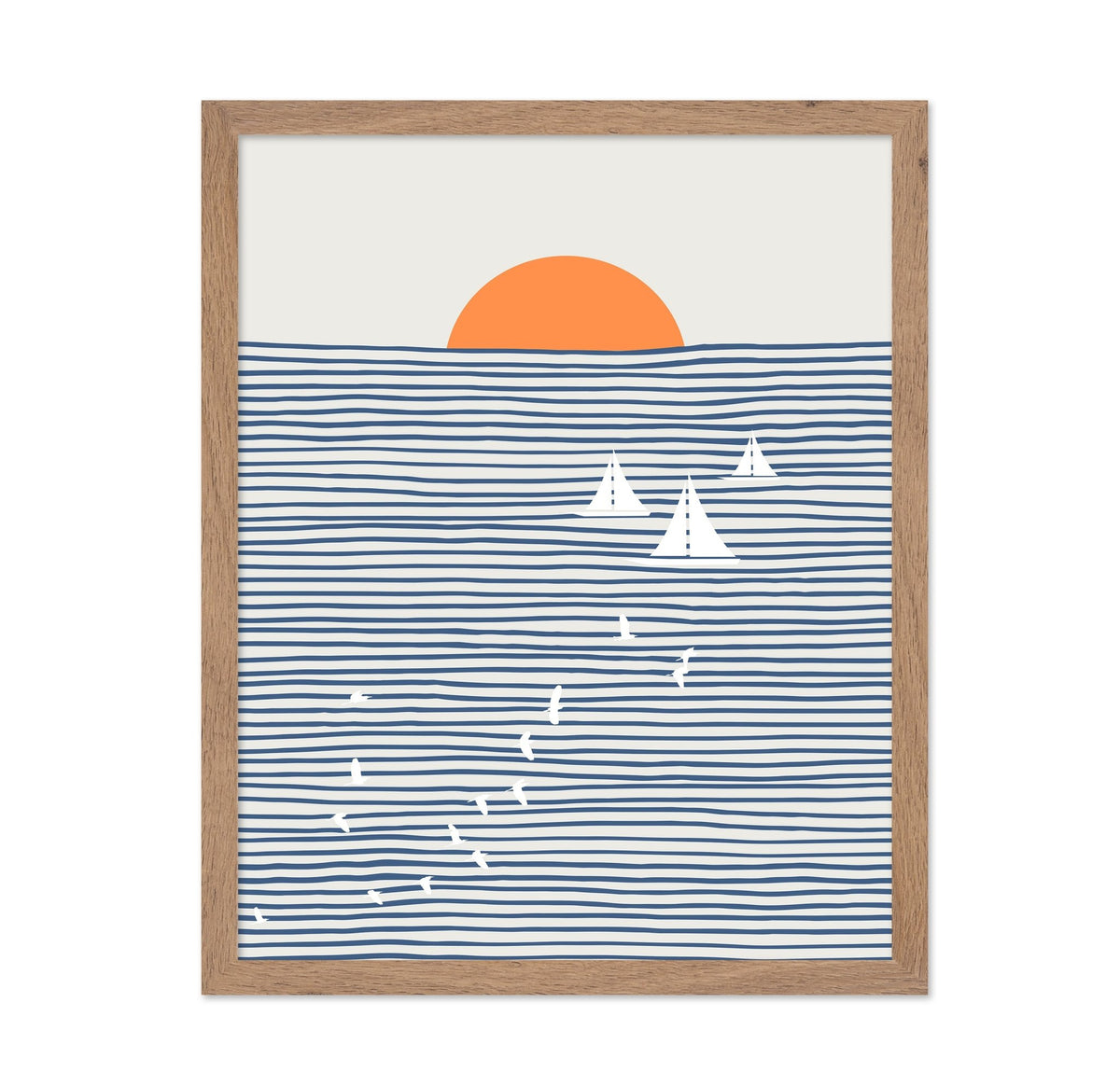 Three White Sails