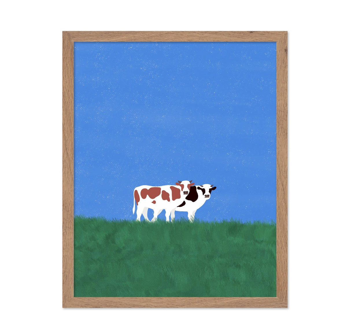 Cows In The Grass